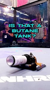 Is that a butane tank just hanging out in the open? What’s the worst that could happen..💥😳 Impact Lab & their mini bot just gave us a robot fight that we’ll never forget. Tickets to our Oct 26th ROUND 7 event are available now on the link above 👆 #nhrl #engineering #robotics #robotfight #explosion | NHRL