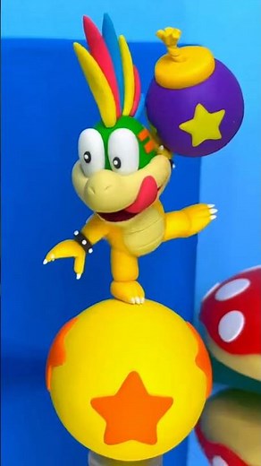 Lemmy Koopa from Super Mario with Polymer Clay #supermario #clay