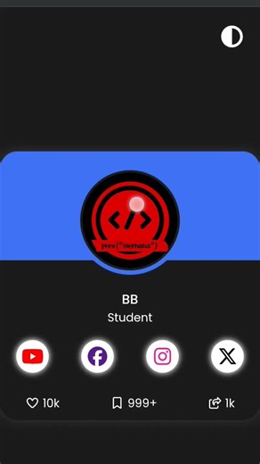 HTML & CSS Profile Card