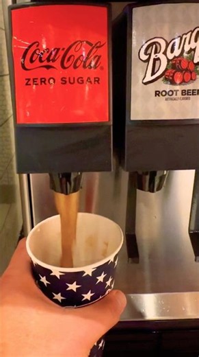 Coca-Cola Zero Sugar Coke | Raising Cane’s Soda Fountain Machine #cocacolazero #cokezero #soda