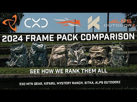 Backcountry Frame Pack Test | Best in the hunting industry! | Exo | Kifaru | Mystery Ranch | Sitka