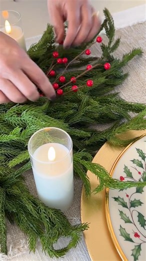 I’m loving these upgrades to quality Norfolk Pine pieces for holiday decorating. And I’ve never seen the candle centerpiece before! Brilliant! And so fun to customize, giving you the chance to add your special touch! Shop here: https://justjillshop.com/collections/norfolk-pine-garland-collection | Just Jill Bauer