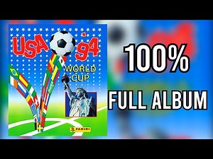Panini Full Sticker Album FIFA World Cup USA 1994 100% - COMPLETE, LLENO, COMPLETO, ЗАПОЛНЕННЫЙ