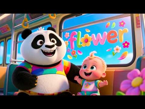 Panda’s Wroom Wroom Bus 🐼 | Fun Learning & Play for Kids | Toddler Adventure Video