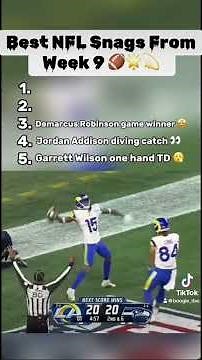 BEST CATCHES FROM NFL WEEK 9 | 2024 - 2025 NFL SEASON