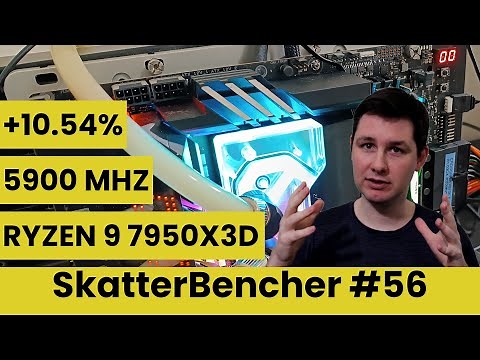 Ryzen 9 7950X3D Undervolt & Overclock to 5900 MHz With Crosshair X670E Extreme | SkatterBencher #56