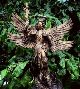 Saint Michael the Archangel Statue | Mythological Figurine | Myths and Legends Character Statue| Guardian Angel Statue for Gothic Home Decor - Etsy