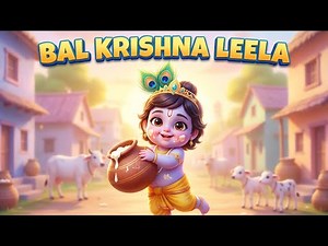 Natkhat Kanha Aa Gaye | Joyful Bal Krishna Kids Bhajan | Animated Krishna Song | Janmashtami Special