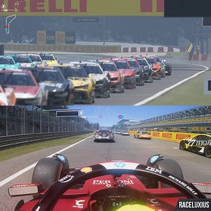 199K views · 2K reactions | Ferrari F1 vs NASCAR Cup Series at Monza - 2025 Season | Raceluxius Horizon | Facebook