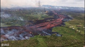The lava flow is now less then a mile from Highway 137 and could cross the highway in a few hours, Hawaii County Civil Defense Agency said this afternoon. This USGS Volcanoes video shows the flow from fissure 20 this morning. Lava fountains can be seen in the distance. http://www.staradvertiser.com/2018/05/19/breaking-news/small-explosive-event-creates-light-ash-concerns-for-pahala | Honolulu Star-Advertiser
