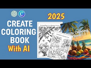 How to Create Coloring Books in Canva (Step by Step in 2025) | Using your Phone or Laptop
