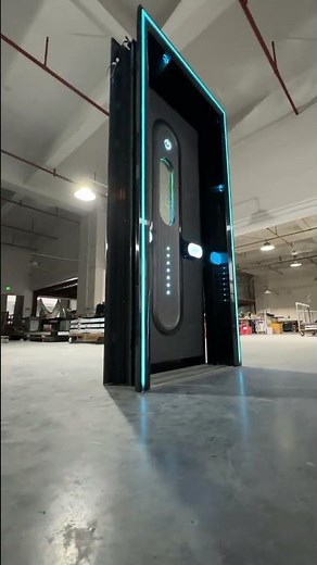 Sci-Fi Power Core Door – Futuristic Soundproof Design 🔵✨