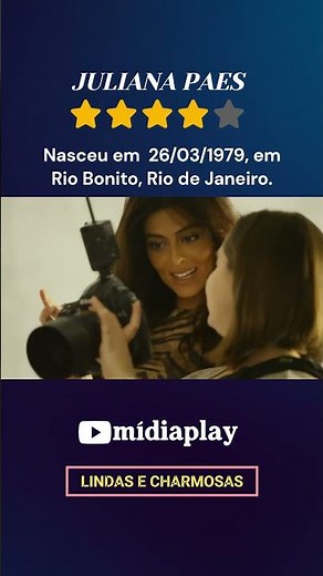 Juliana Paes, uma das mais 'belas e charmosas' modelos e atrizes brasileiras