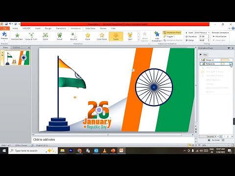 Republic day powerpoint animation | 26 January powerpoint animation | Powerpoint animation