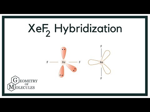 Hybridization of XeF2 (Xenon Difluoride)