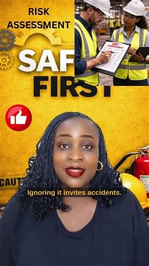 Safety - Risk Assessment. #RiskAssessment #WorkplaceSafety #SafetyFirstAlways