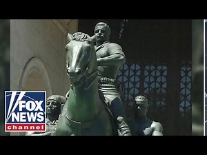 Iconic Teddy Roosevelt statue at Museum of Natural History to be removed
