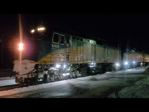 VIA 14 arriving at Amherst, NS January 3 2026