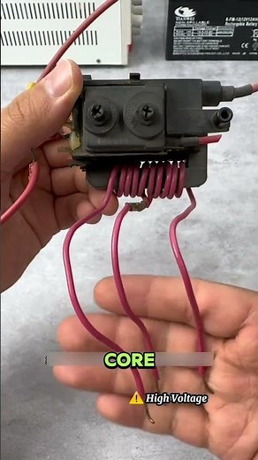 High Voltage Arc Generator Using Fly Back Transformer.. Diy Electrical Projects #diyelectrical