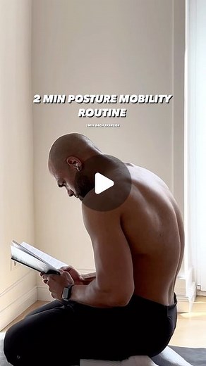 Anthony Green | Mobility on Instagram: "Posture improvement mobility routine! Improve posture with these two exercises! #posture #posturecorrection #mobility #flexibility #backpain #backpainrelief #stretch #stretching"