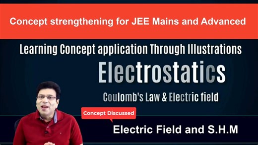 Electric Field and SHM | Part I | B. M. Sharma | Physics | JEE 🛒 Available now at Cengage Amazon Store: https://amzn.to/40XDhtW Explore the connection between Electric Field and Simple Harmonic Motion (SHM) with B. M. Sharma, explained conceptually and mathematically for JEE Main & Advanced aspirants. This session builds the foundation for understanding how charged particles behave under electric forces leading to oscillatory motion. 📚 Book Reference: Cengage Physics for JEE Main & Advanced – 