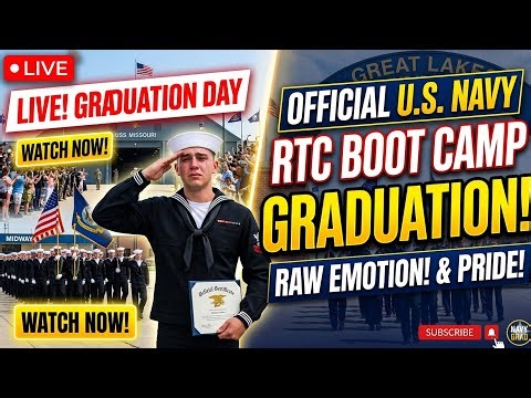 LIVE: Epic US Navy RTC Boot Camp Graduation - Heroes March! #USNavy #NavyGraduation