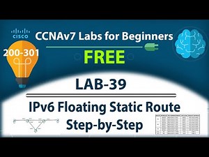 IPv6 Floating Static Route Configuration in Packet Tracer | Step-by-Step CCNA Lab Tutorial
