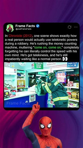 In Chronicle (2012), He Forgot His Own Powers 😂