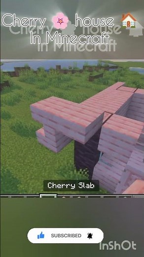 cherry 🌸 house in Minecraft 🏠 definitely try this