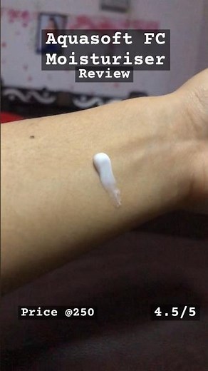 Aquasoft fc cream it is good for normal to dry skin it provides hydration with sun protection