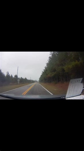 The roof for some type of dozer came loose. Thankfully it stayed attached enough that it never became a road hazard or caused an accident | Casey Rae Babb