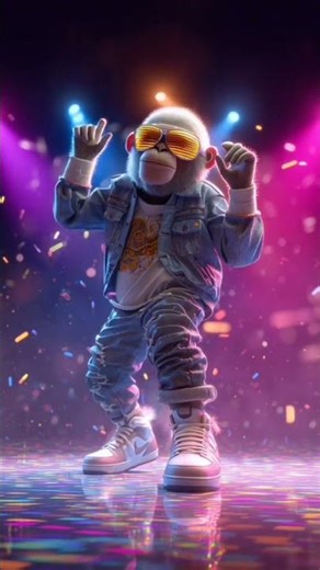 “Dancing Monkey Doing Pop Dance Like a Pro 🐵💥 | Funniest Monkey Dance Ever!”