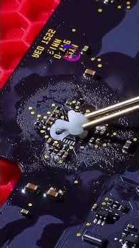 Optocoupler IC Removal & Replacement Using Heat Gun #shortsfeed