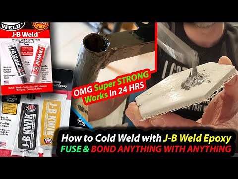 It Works!! How to use JB Weld Original - Cold Welding Epoxy - Fuse & Fix Metal and Anything else