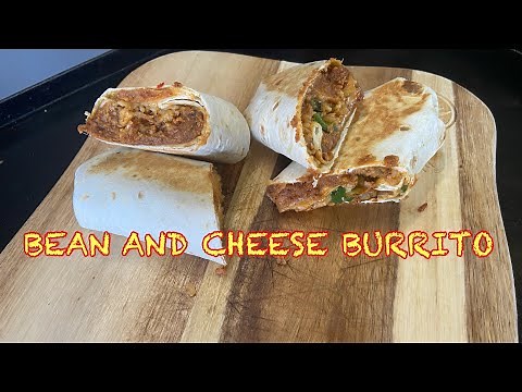 Easy Chorizo Bean and Cheese Burrito Recipe | Griddle Recipes