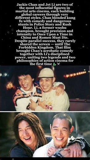 Jackie Chan vs Jet Li Two Legends, One Historic Collision #JackieChan #JetLi #TheForbiddenKingdom
