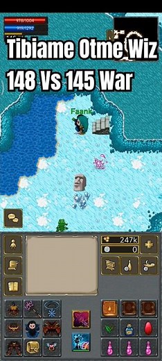 Pvp HUNt Tibiame otme Andrish 148 VS Faank 145 #tibiameotme