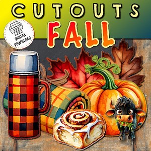 Fall Bulletin Board Cutouts Autumn Theme Fall Pumpkin Decor