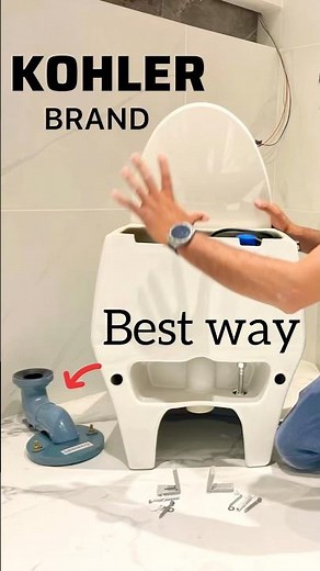 Correct toilet flange installation || kohler flange easy install