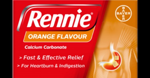 Rennie Orange | Heartburn &Indigestion Tablets | Rennie