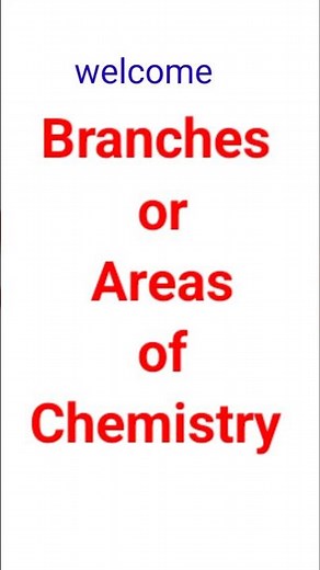 Different branches of chemistry| Areas of chemistry| fields of chemistry| # chemistry