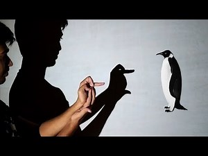 How to make penguin by hand shadow