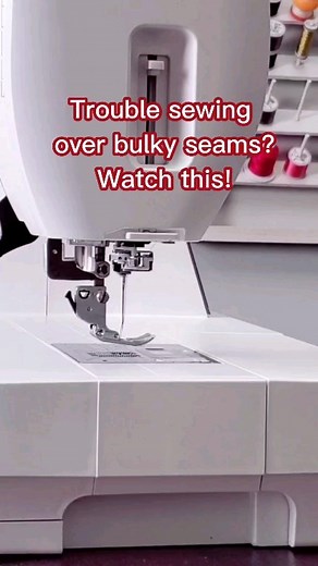 Trouble sewing bulky seams! This will solve your issue! #sewingforbeginners #sew #sewing | Sewing Parts Online