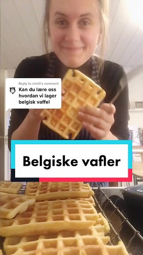 Oppskriften på deilige belgiske vafler uten gjær