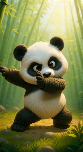When a Panda Takes Martial Arts Way Too Seriously