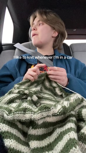 Enjoy Knitting on Long Car Journeys
