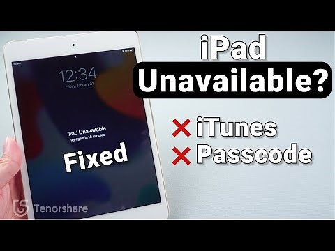 How to Undisable an iPad without iTunes or Passcode - Tenorshare 4uKey