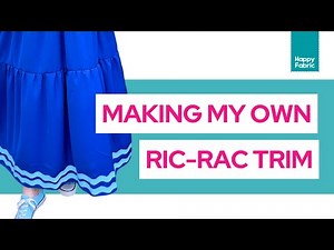 Easy Ric Rac trim tutorial | Using flocked HTV