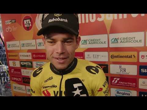 Wout van Aert - Interview at the finish - Milano-Sanremo 2026