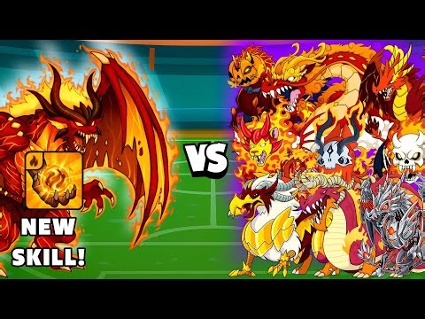 Devil vs All Fire Type Dynamons Battle🔥|| in dynamons world #dynamonsworld